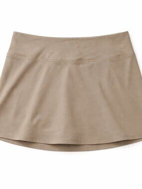 YPB SculptLUX Athletic Skort Taupe Built-In Shorts Women’s